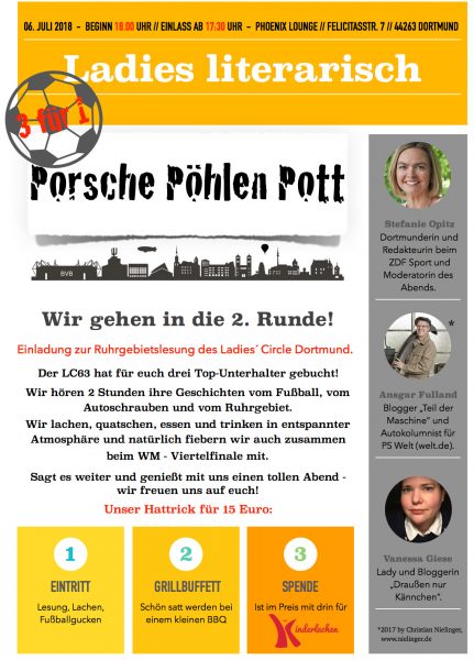 Flyer für die Ruhrgebietslesung