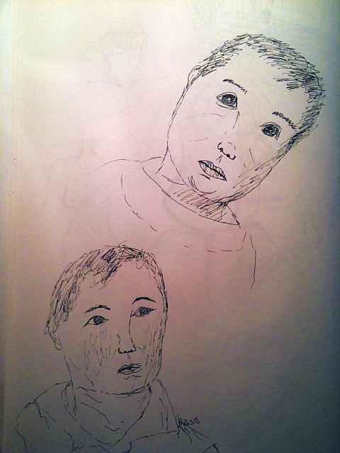 Zeichnung eines Jungen