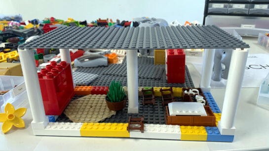 Rückzugsraum aus Lego
